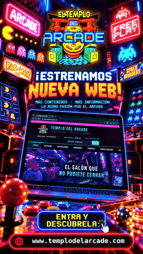¡Estrenamos nueva web en El Templo del Arcade!